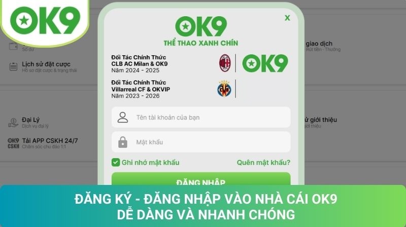 OK9 🎖️ Trang Chủ Chính Thức OK9.COM ⭐️ Nạp Đầu OK9 Tặng 2% 21 HƯỚNG DẪN ĐĂNG KÝ OK9 CHI TIẾT TỪNG BƯỚC (PC & MOBILE)